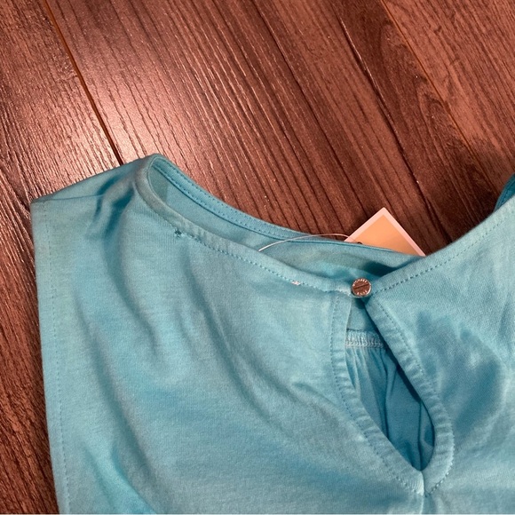 NWT Michael Kors shirt long sleeve cold shoulder bell sleeve - Picture 10 of 13